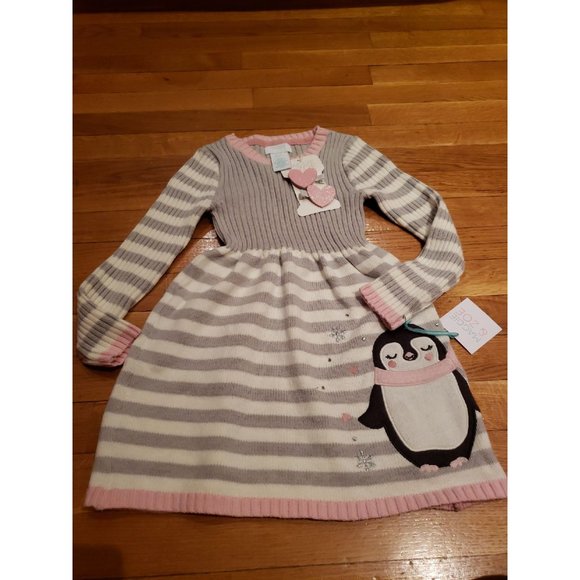 Maggie & Zoe 4 piece Sweater dress set size 5-6 - Picture 2 of 3